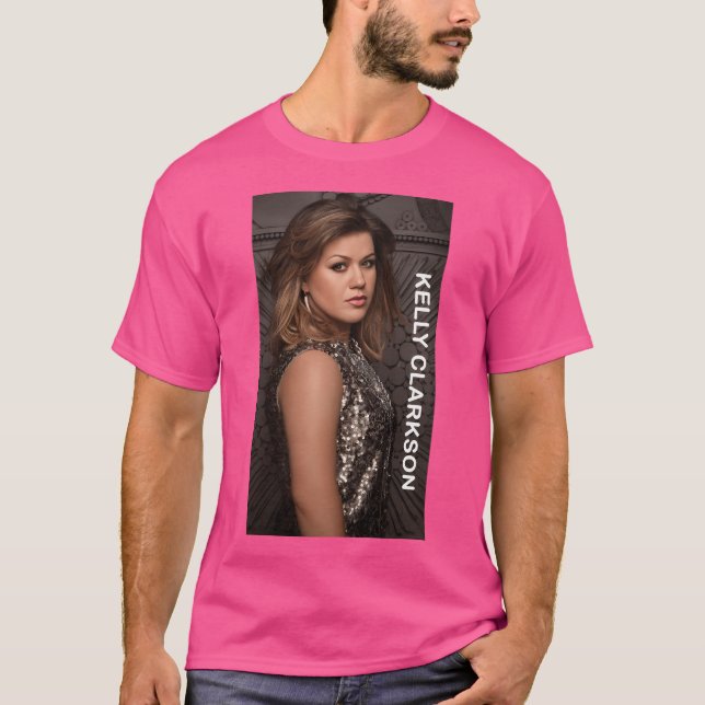 Kelly Clarkson Women Singer T-Shirt (Front)