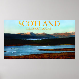 kelly cut lochs scotland poster