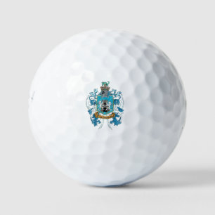 Kelly Family Crest / Coat of Arms Golf Ball