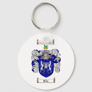 KELLY FAMILY CREST - KELLY COAT OF ARMS KEY RING
