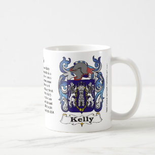 Kelly Family Crest on a mug