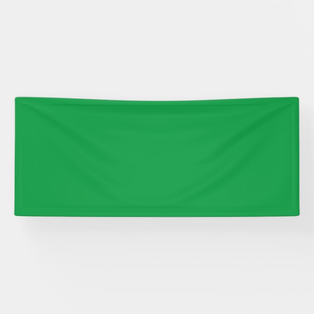 Kelly Green #06983E, Algae Vinyl Banner (Horizontal)