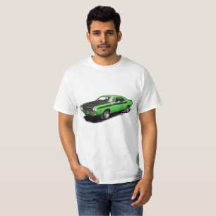 Kelly Green Challenger classic car t-shirt