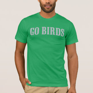 Kelly Green Go Birds T-Shirt