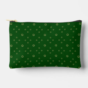 Kelly Green Golden Zinnia Sun Accessory Pouch