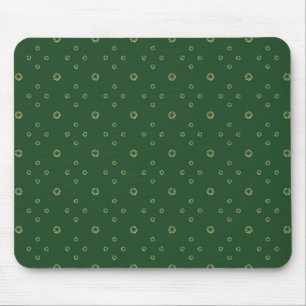 Kelly Green   Golden Zinnia Sun Mouse Mat