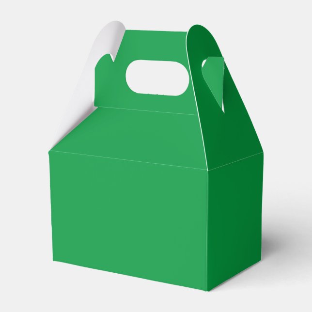 Kelly Green, Irish Green Favour Box (Front Side)