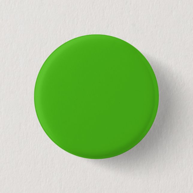 Kelly Green Solid Colour 3 Cm Round Badge (Front)