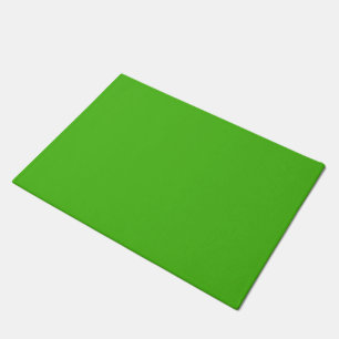 Kelly Green Solid Colour Doormat