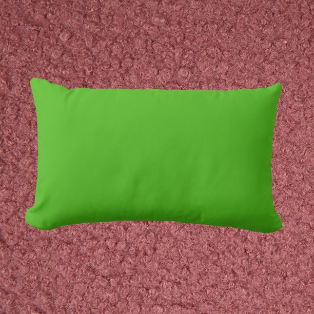 Kelly Green Solid Colour Lumbar Cushion (Creator Uploaded)