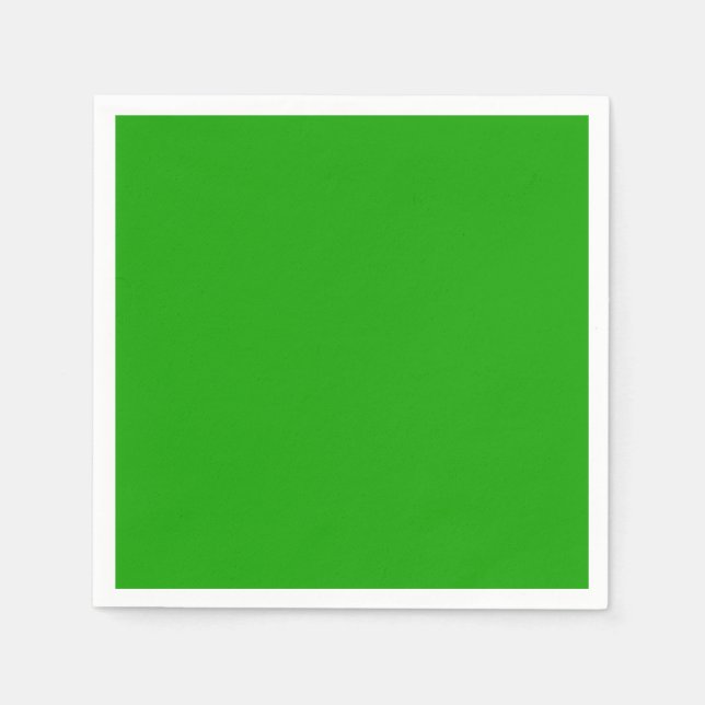 KELLY GREEN (solid colour) ~ Napkin (Front)