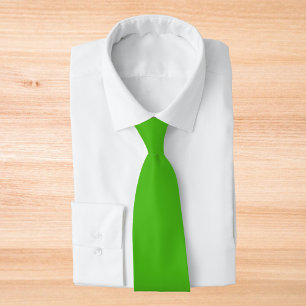 Kelly Green Solid Colour Tie