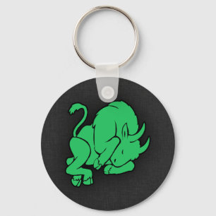 Kelly Green Taurus Key Ring