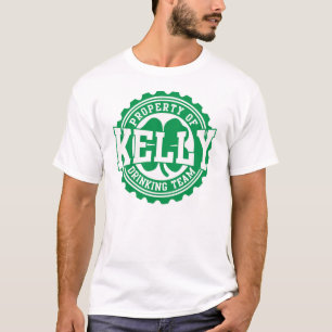 Kelly Irish Drinking Team Bottle Cap T Shirt