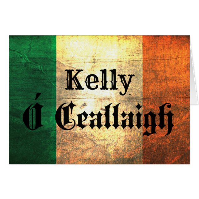 Kelly Irish Flag (Front Horizontal)