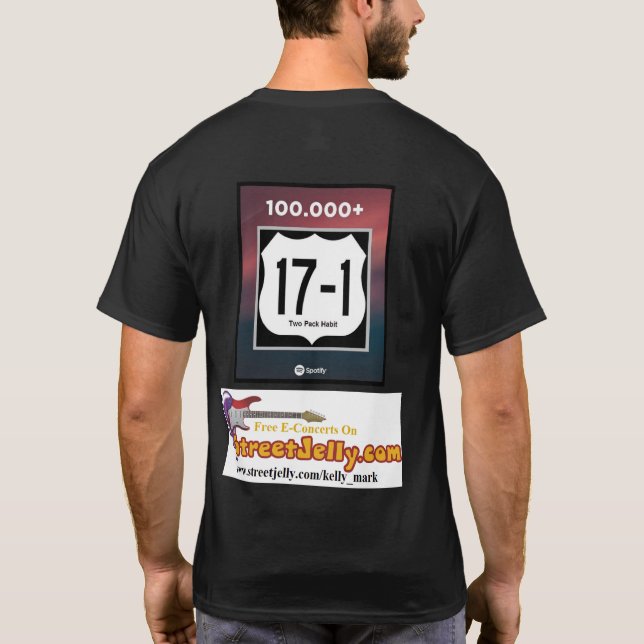 Kelly Mark Live  T-Shirt (Back)