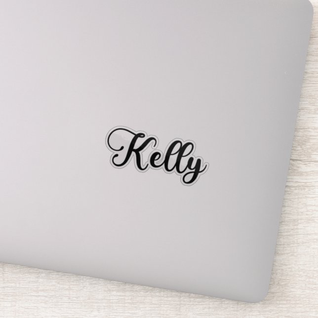 Kelly Name - Handwritten Calligraphy (Detail)