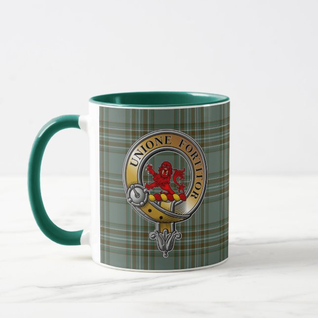 Kelly Tartan & Badge Mug (Left)