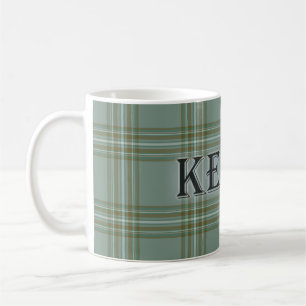 Kelly Tartan with the Last Name Coffee Mug