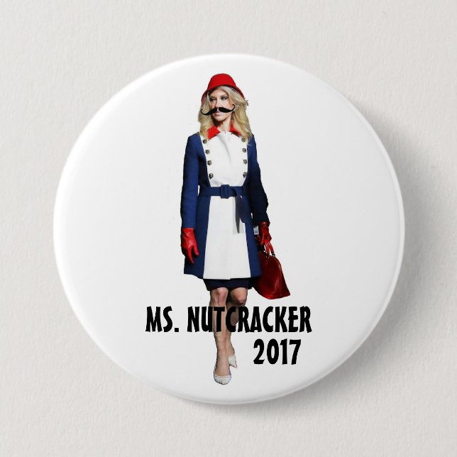 Kellyanne Conway's Inaugural Outfit 7.5 Cm Round Badge (Front)