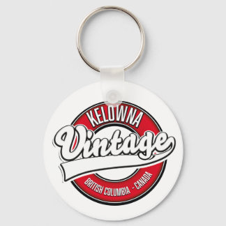 Kelowna British Columbia Canada logo Key Ring