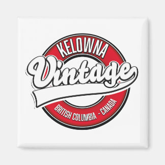 Kelowna British Columbia Canada logo Magnet