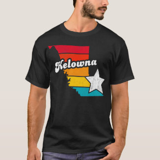 Kelowna British Columbia Canada Vintage Distressed T-Shirt