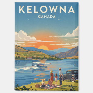 Kelowna Canada Travel Magnet