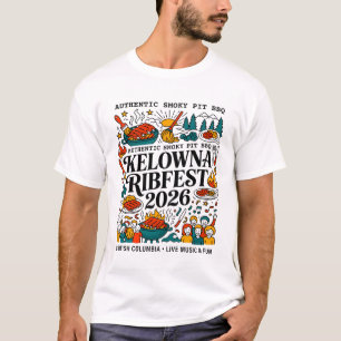 Kelowna Ribfest 2026 British Columbia Festival T-Shirt