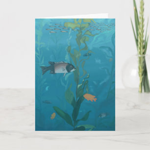 Kelp forest note card