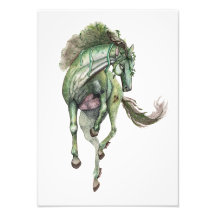 Kelpie Water Horse in Watercolours