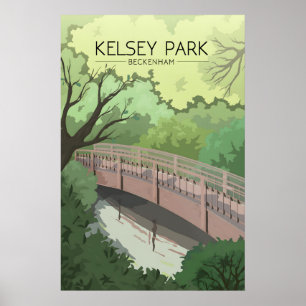 Kelsey Park London Travel Poster