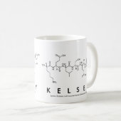 Kelsey peptide name mug (Front Right)