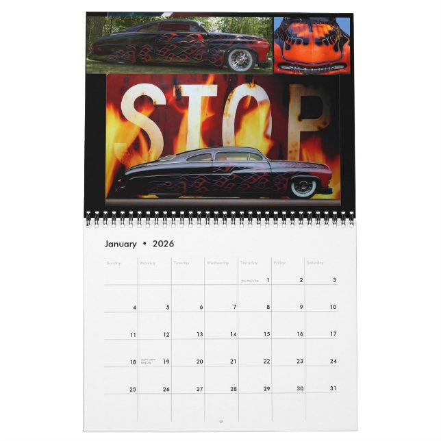 Kelsey's Kustoms 2014 Calendar (Jan 2026)