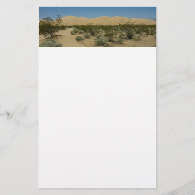 Kelso Dunes at Mojave National Park Stationery (Front)