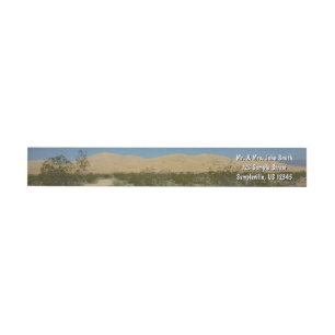 Kelso Dunes at Mojave National Park Wrap Around Label