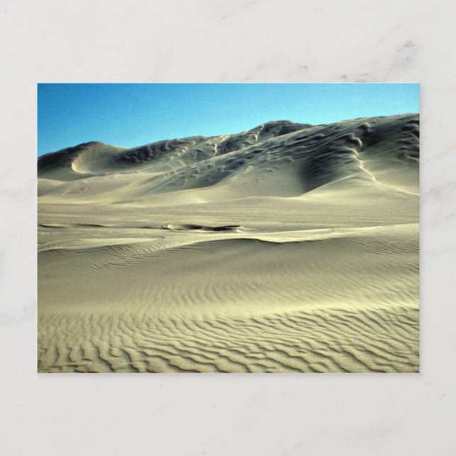 Kelso Dunes, near Death Valley, California, U.S.A. Postcard (Front)