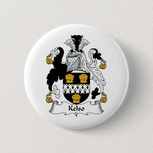 Kelso Family Crest 6 Cm Round Badge