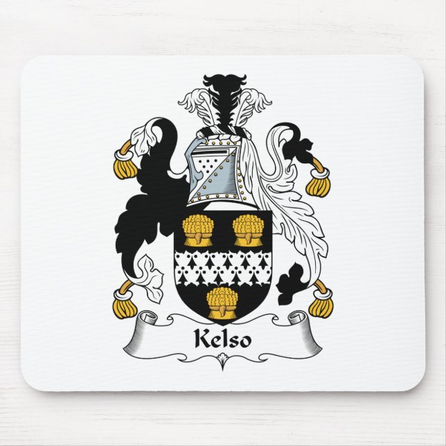 Kelso Family Crest Mouse Mat (Front)
