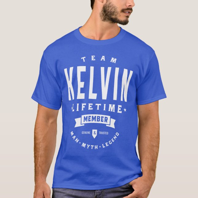 Kelvin Personalised Name Birthday Gift T-Shirt (Front)