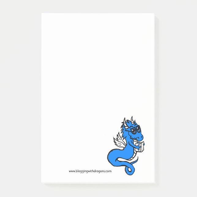 Kelvin the Dragon Post-Its Post-it Notes (Front)