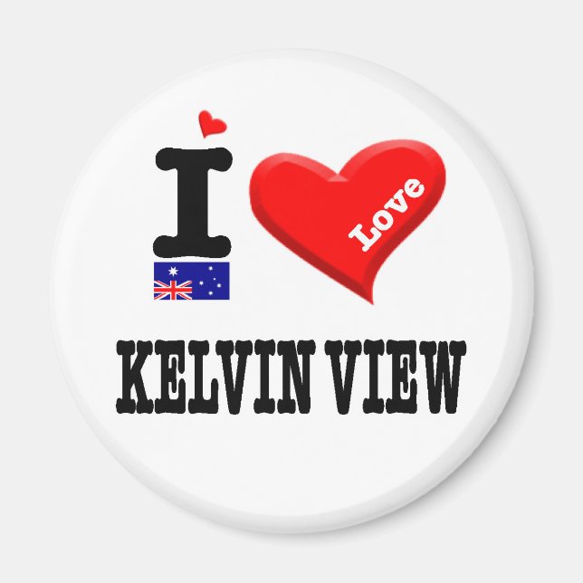 KELVIN VIEW - I Love Magnet (Front)
