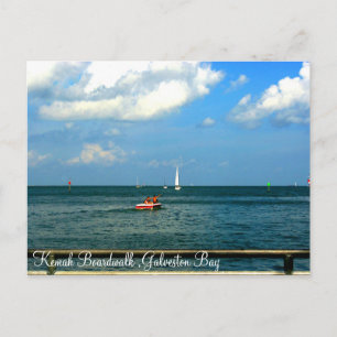 Kemah Boardwalk Galveston Bay Postcard