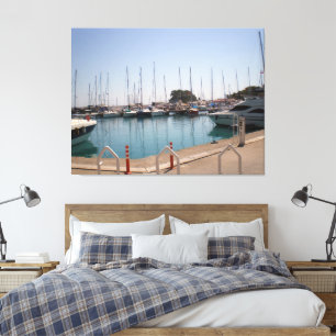 Kemer Yacht Club Canvas Print