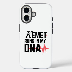 Kemet Runs in My DNA iPhone / iPad case