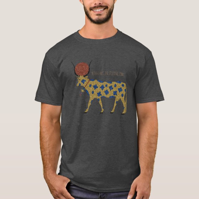 Kemetic Grunge: Hethert-Nut, the Celestial Cow T-Shirt (Front)