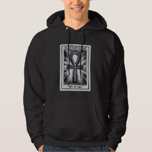 Kemetic Tarot Card Ancient Egypt Egyptian Ankh Key Hoodie
