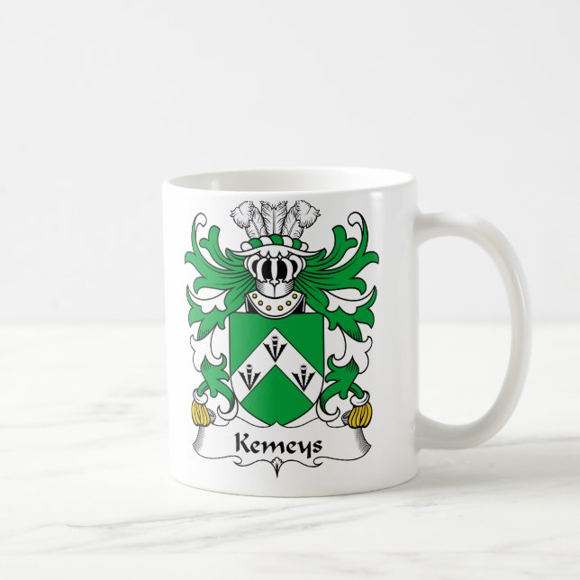Kemeys Family Crest Coffee Mug (Right)