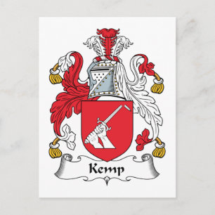Kemp Family Crest Postcard