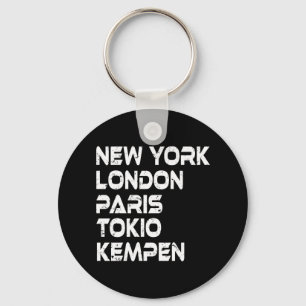 Kempen New York London Tokio Paris Anhänger Key Ring